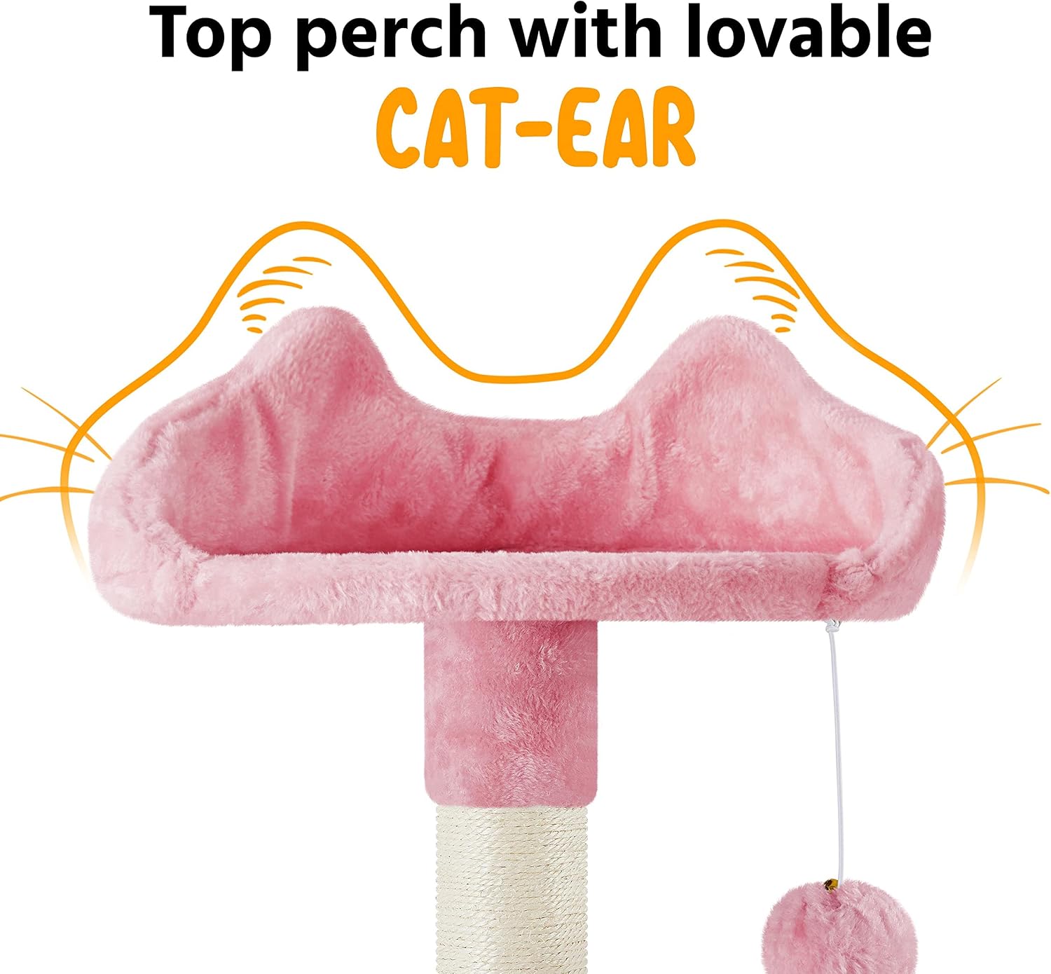 Yaheetech 63.5'' H Cat Tree, Multi-Level Cat Tower Condo with Scratching Posts, Platform & Hammock, Cat Activity Center Play Furniture for Kittens, Cats, and Pets