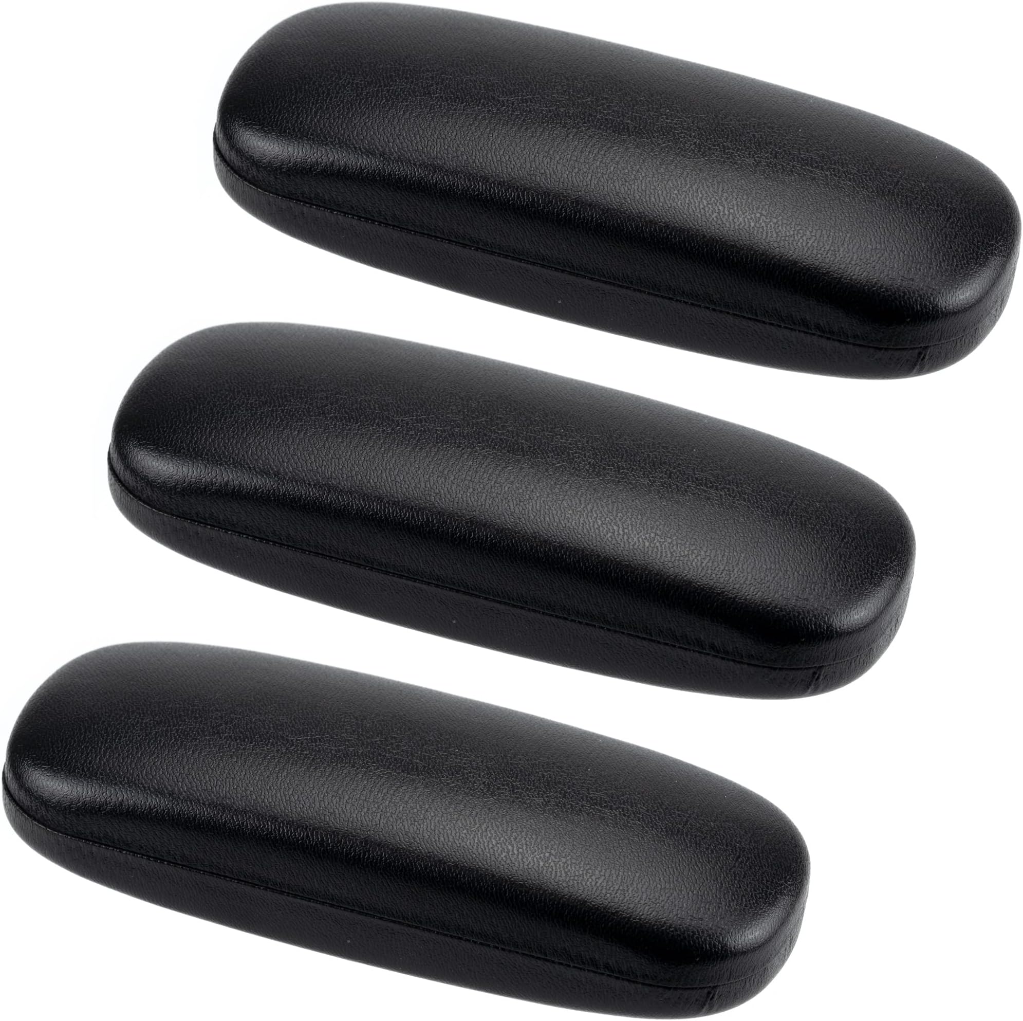 IFAMIO 3 Pack Glasses Case Hard Shell Eye Glass Case Glasses Holder Pocket Portable Sunglass Protector Case Fit Most Eye Glasses and Sunglasses (Black)