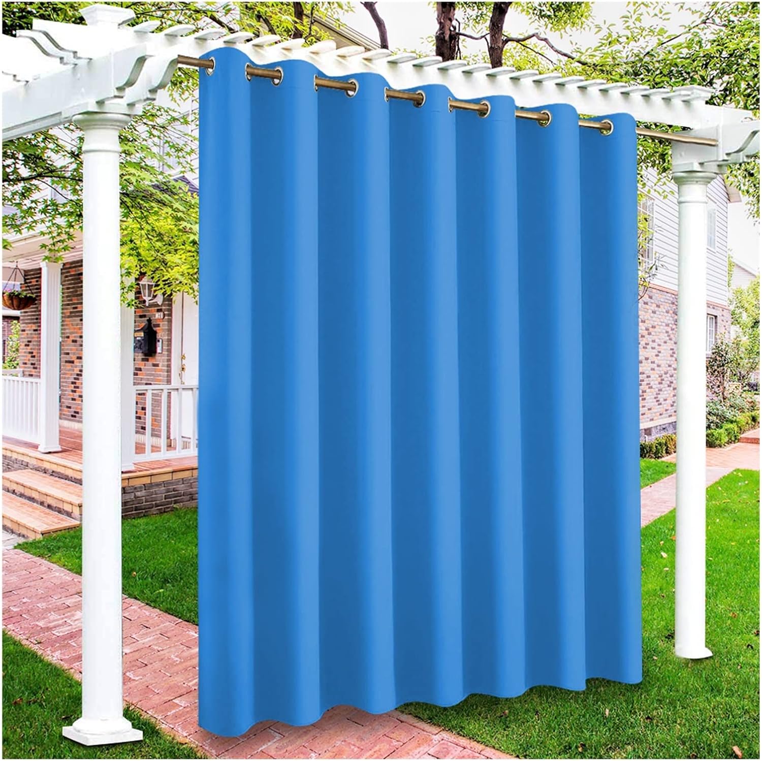 XSDAA Fade Resistant Outdoor Curtains Outdoor Patio Curtain Sun
