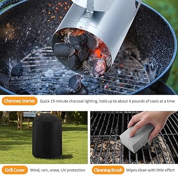 Amazon.com: 18 inch Kettle Charcoal Grills, Leonyo Portable