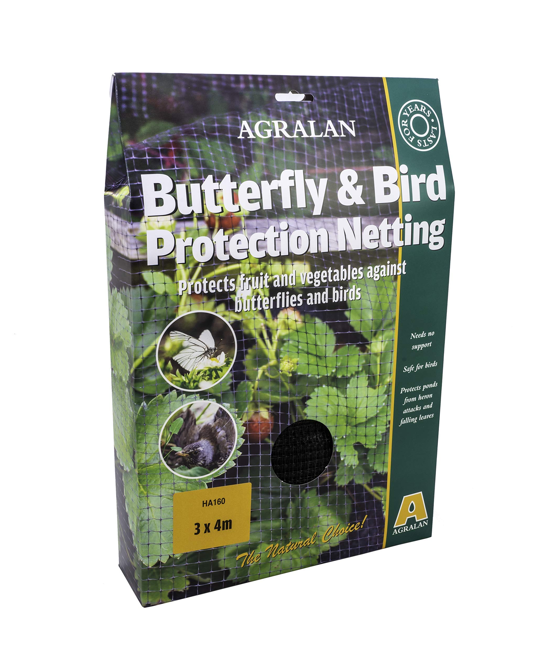 Agralan Bird & Butterfly Standard Protection Netting 5mm x 7mm Insect Garden Mesh (4m x 3m) โ image 1