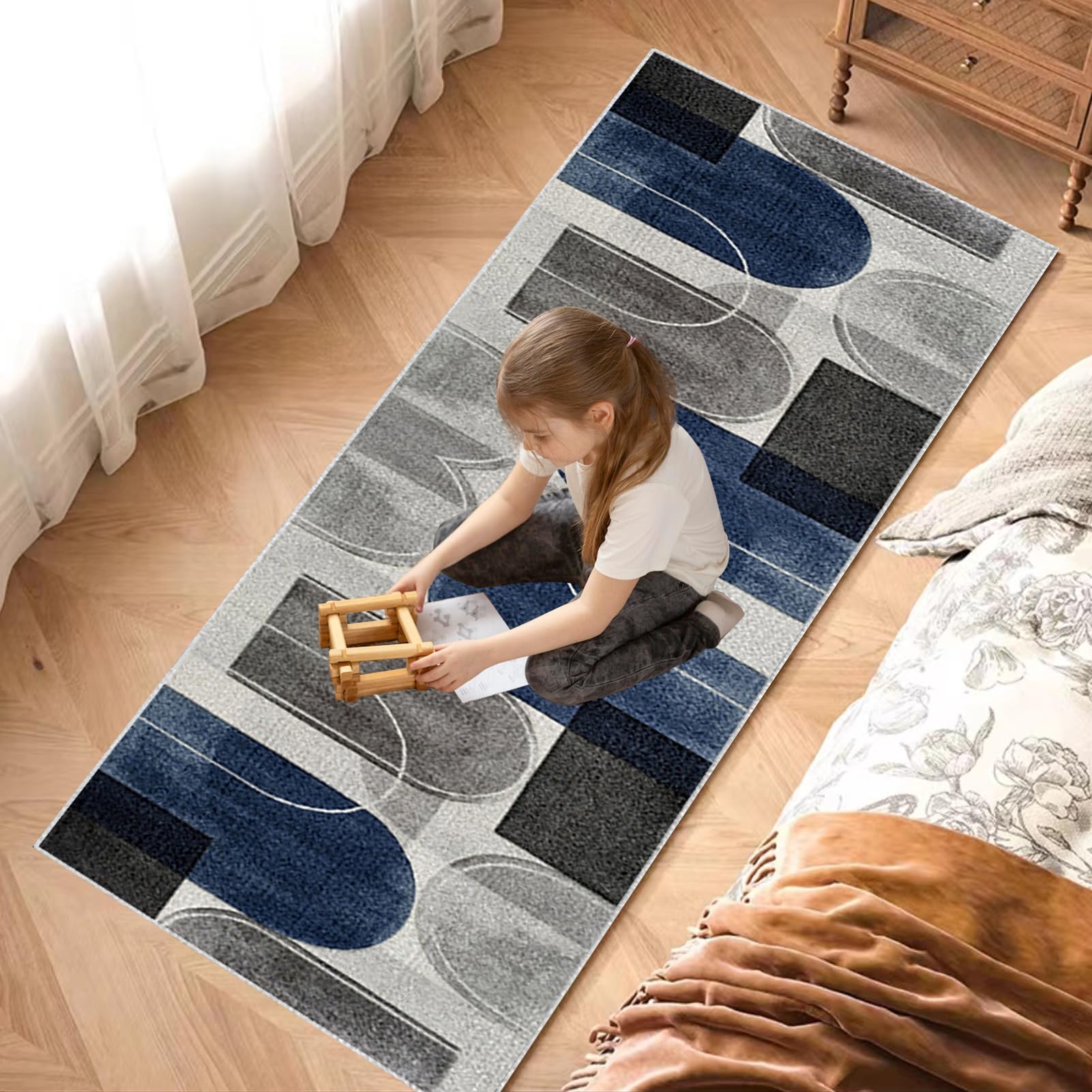 Dywan do długiego korytarza 70 x 180 cm antypoślizgowy dywanik kuchenny Chłonny chodnik wejściowy dywan do przedpokoju, dywanik kuchenny, dywanik do przedpokoju, kuchni, salonu, sypialni