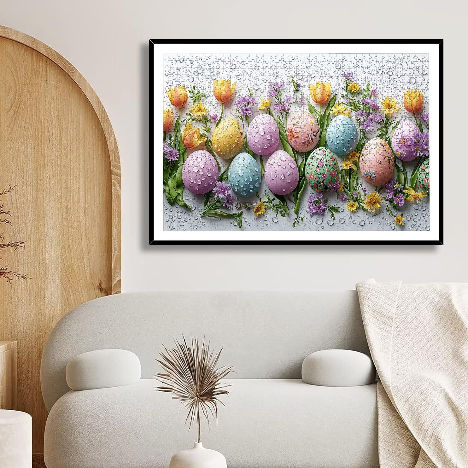 Puzzle 6000 Pezzi Pasqua, Puzzle Fiore 6000 Pezzi Arte per Adulti e Bambini, Misura: 179.5x105.5 cm, Puzzles Legno per Adulti con Squisita Scatola di Imballaggio, Idea Regalo Donna, Regalo Uomo, -8915