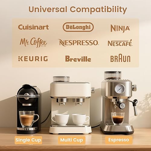Miniatura 4 de 6 tabletas limpiadoras y descalcificadoras para cafetera, limpieza eficaz, compatibles con Nespresso, Breville, Keurig, Ninja, Delonghi, Miele