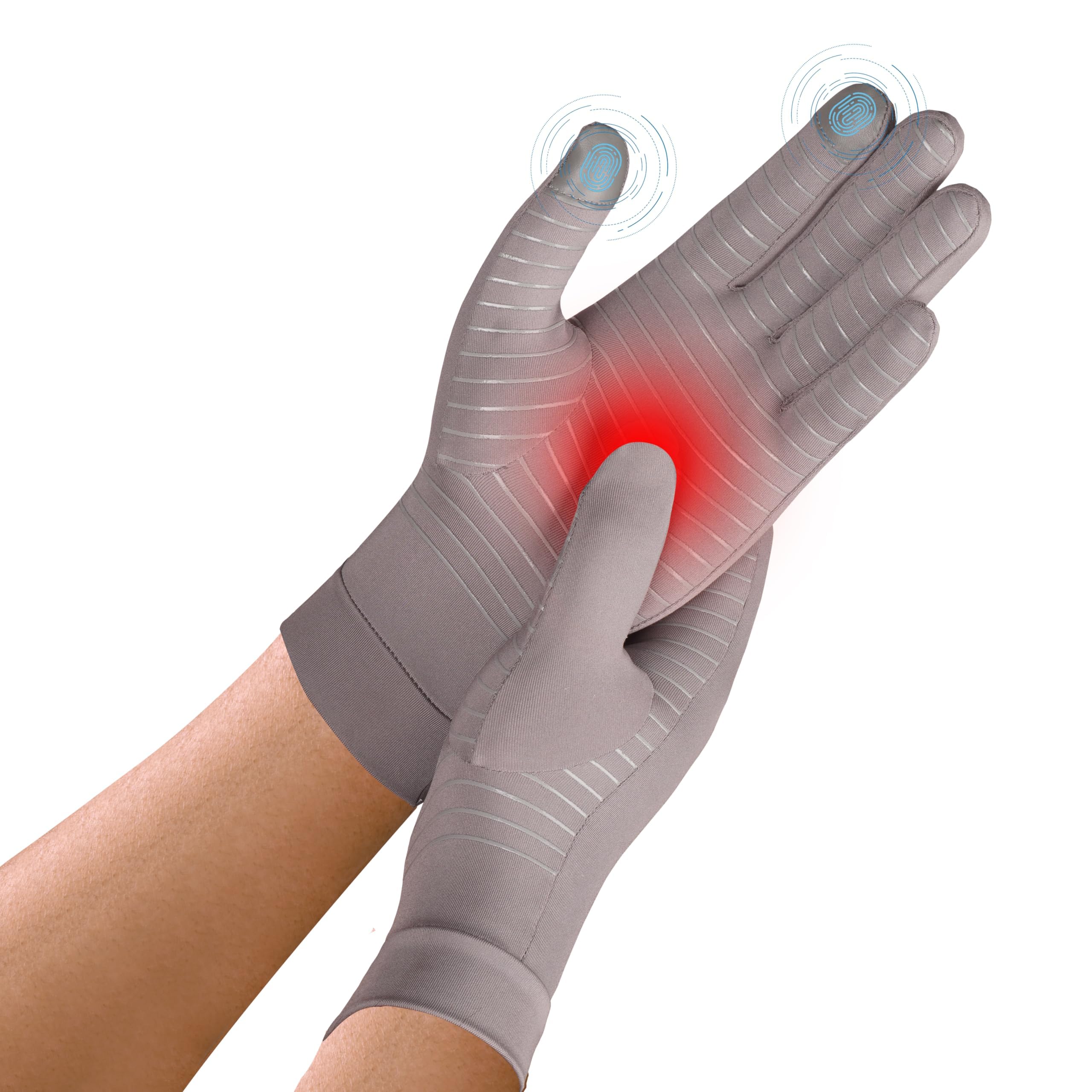 LYRX Arthritis Gloves for Women & Men - Full Finger Compression Arthritis Glove for Pain Relief, Carpal Tunnel, Crocheting