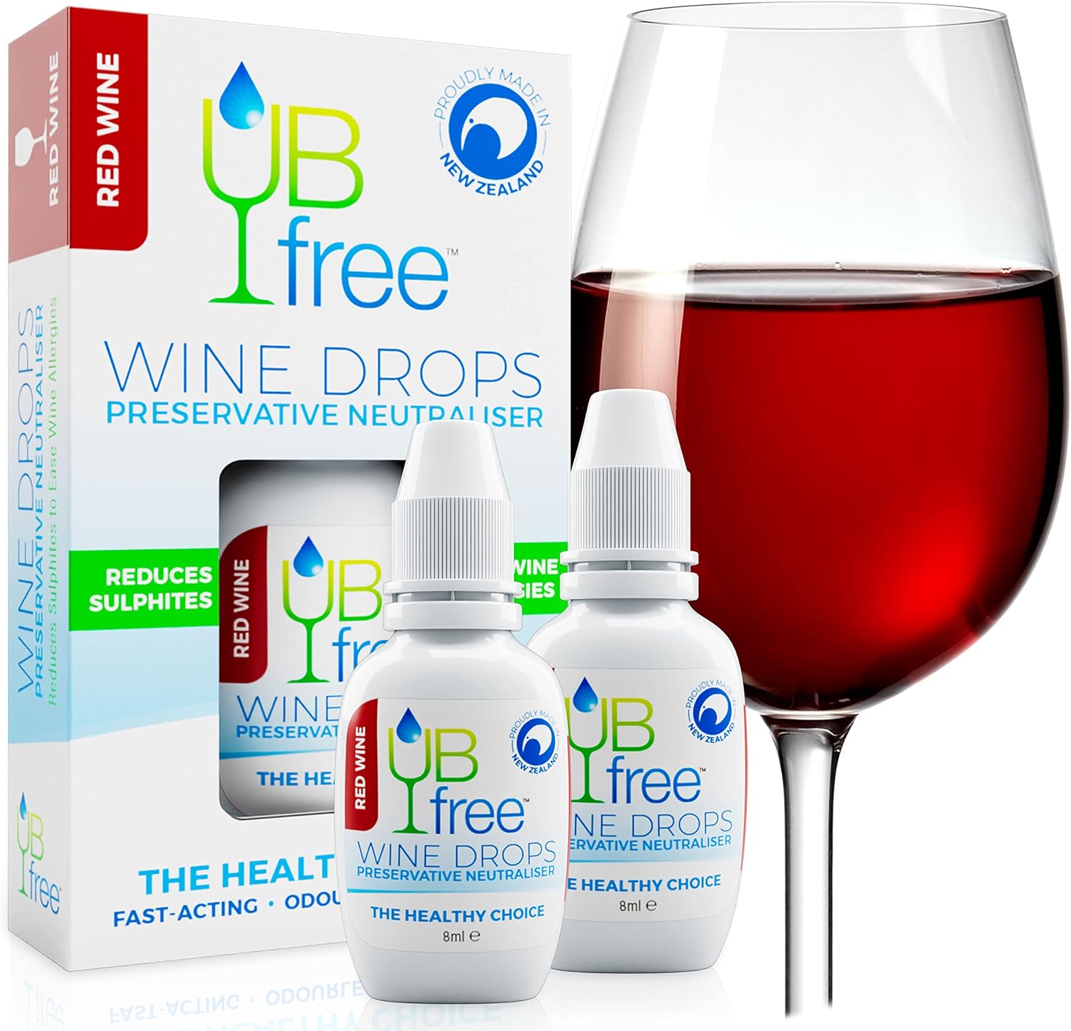 UB Free Wine Drops 2pk Natural Wine Sulfite Remover