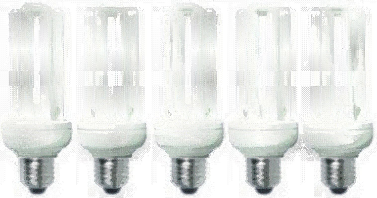 Craftlight Company 20 Watt Es (Screw Fitting) Daylight Energy Saving Bulbs In A Five Pack (Five Bulbs) Equiv 100 Watt