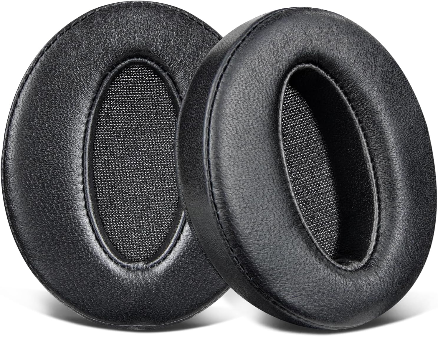 SOULWIT Lambskin Earpads Replacement for Sennheiser HD 4.50BT/HD 4.50BTNC/HD4.50SE/HD4.40BT/HD4.30G/HD4.20S/HD458BT/HD 450/HD450BT/HD400S/HD350BT/Adapt 360(MB 360 UC)/Adapt 361 - Black