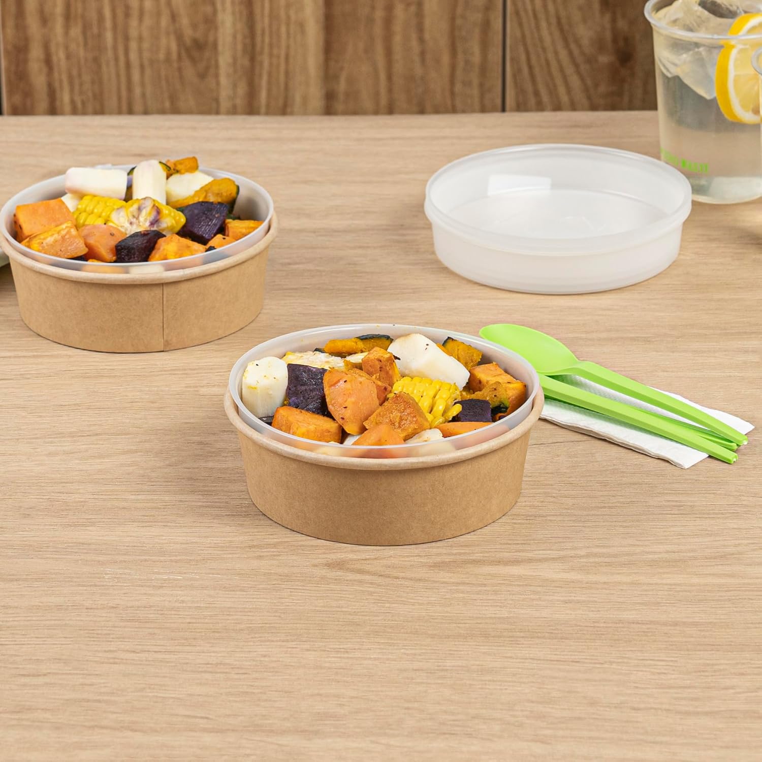 Restaurantware-Bio Tek 12.2 Ounce Inserts For Take Out Containers, 200 Disposable Inserts For Food Boxes - Containers Sold Separately, Microwavable, White Plastic Food Insert Trays, For Takeaway