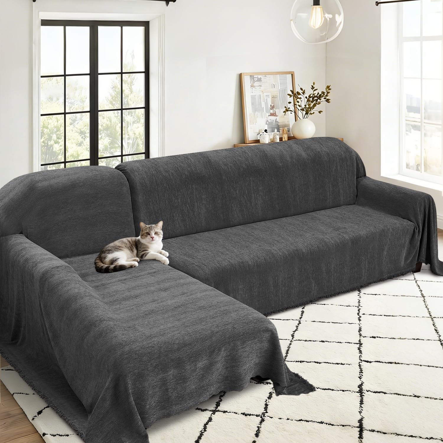 ALIECOM Chenille Dark Grey