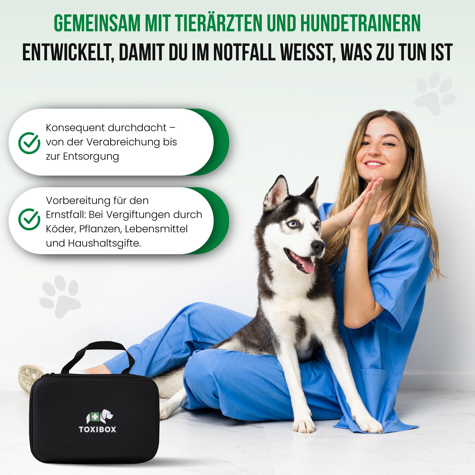 Erste Hilfe für Hunde bei Vergiftung durch Giftköder, Pflanzen & Haushaltsgifte | Mit flüssiger Aktivkohle, Giftfibel, Notrufnummern, Schutz für Halter & mehr – MHD 31.08.2027