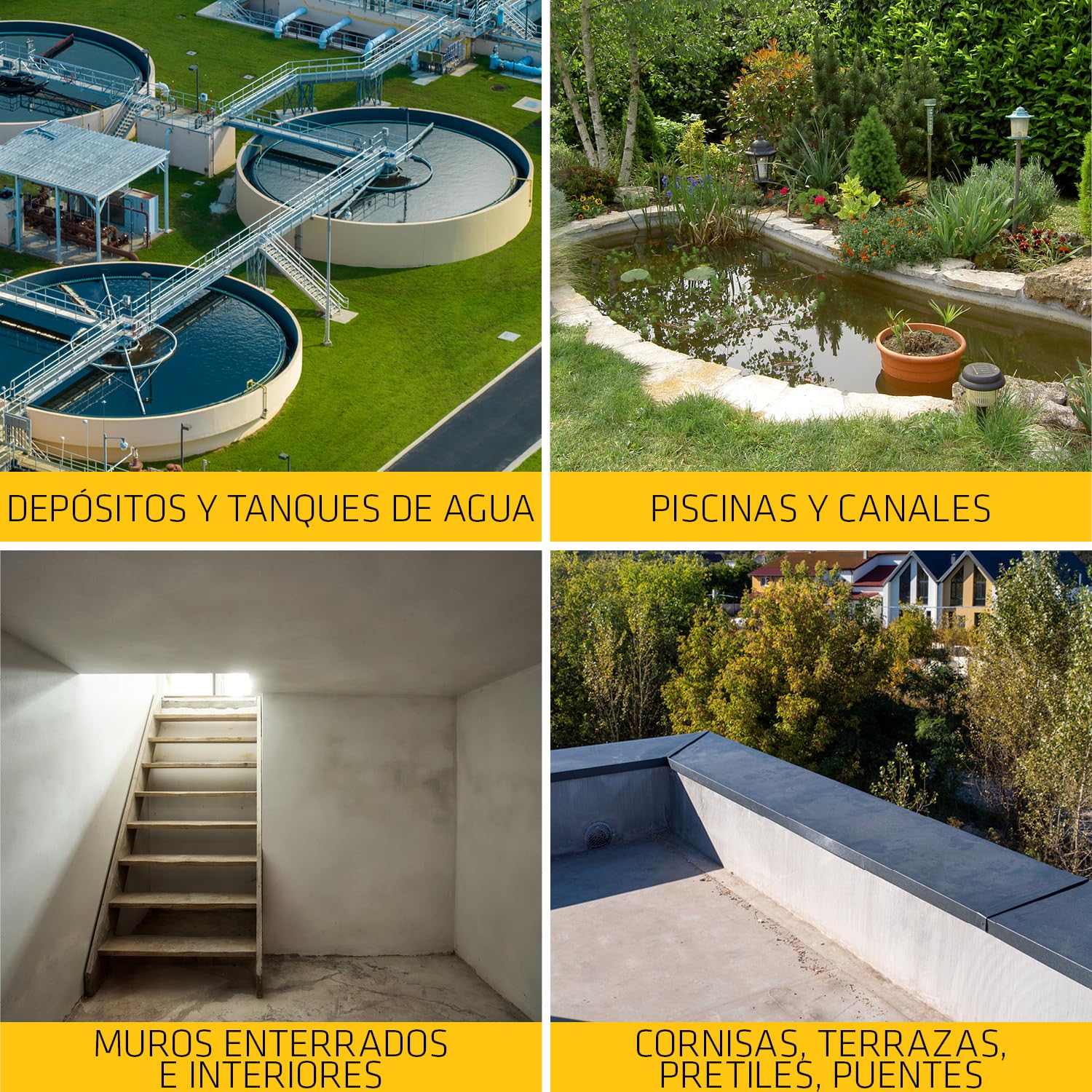 SIKA - Mortero impermeabilizante - Sika MonoTop-107 Plus ES - Gris - Uso en interior y exterior - Hormigón, mortero, piedra y fibrocemento - 10 kg