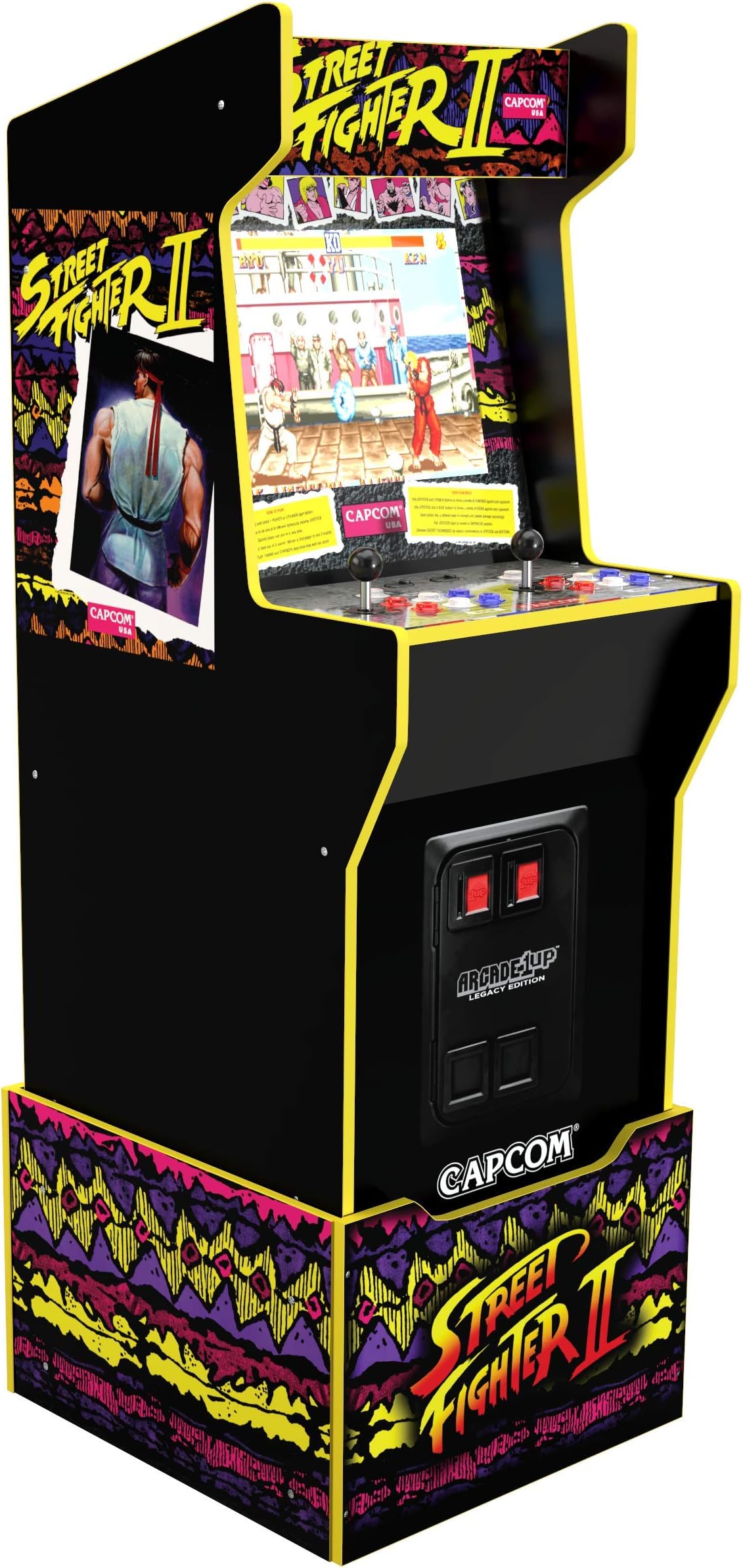 ARCADE1UP1220000272989 Capcom Legacy with Stand, Multi-Coloured