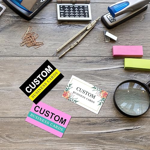 Miniatura 6 de Tarjetas de visita personalizadas personalizadas con logotipo Tarjetas de visita personalizadas personalizables para pequeñas empresas