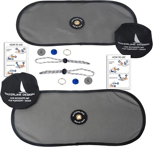 Miniatura 8 de | Pantalla de insectos para portlights/Windows Mosquitera en tamaño universal, se monta desde el interior con imán. Se adapta a todas las marcas.