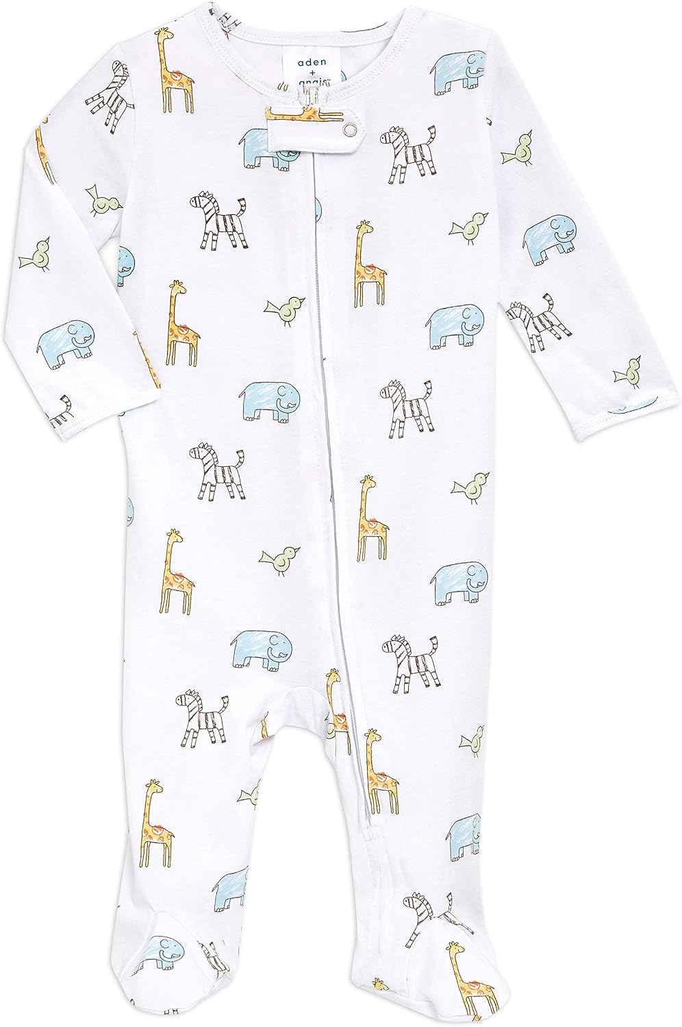 aden + anais Comfort Knit Footie One Piece – Onesie Footie Pajamas for Babies