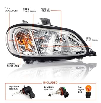 【メル11883②】 Freightliner Cascadia P3 LH Cummins Primary Mirror - A22