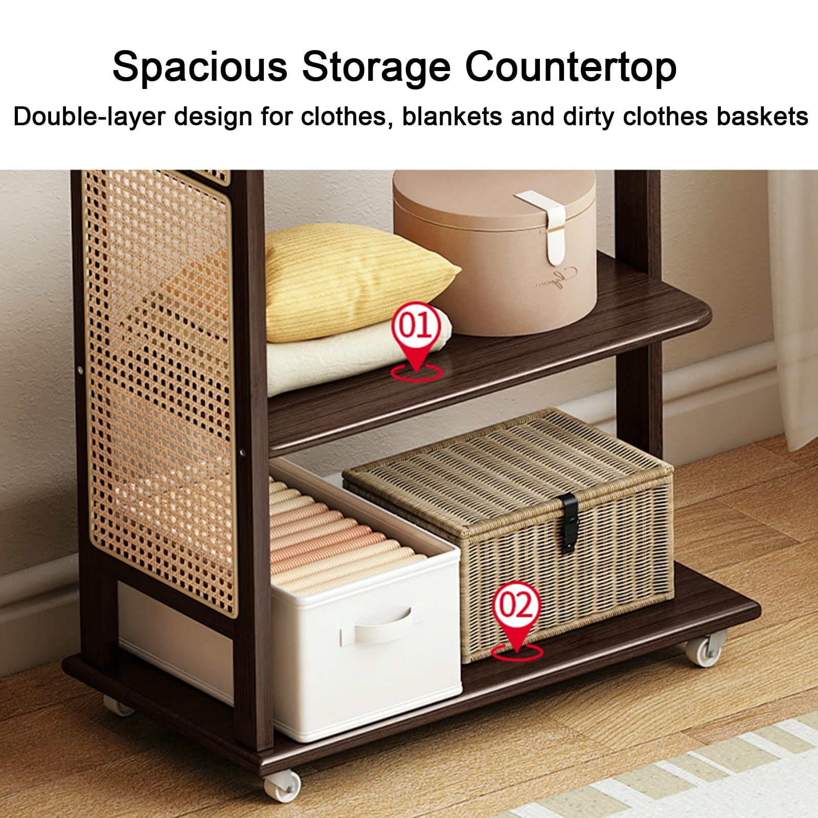 Amazon.co.jp: 可動式ポールハンガー 竹製ハンガーラック おしゃれ