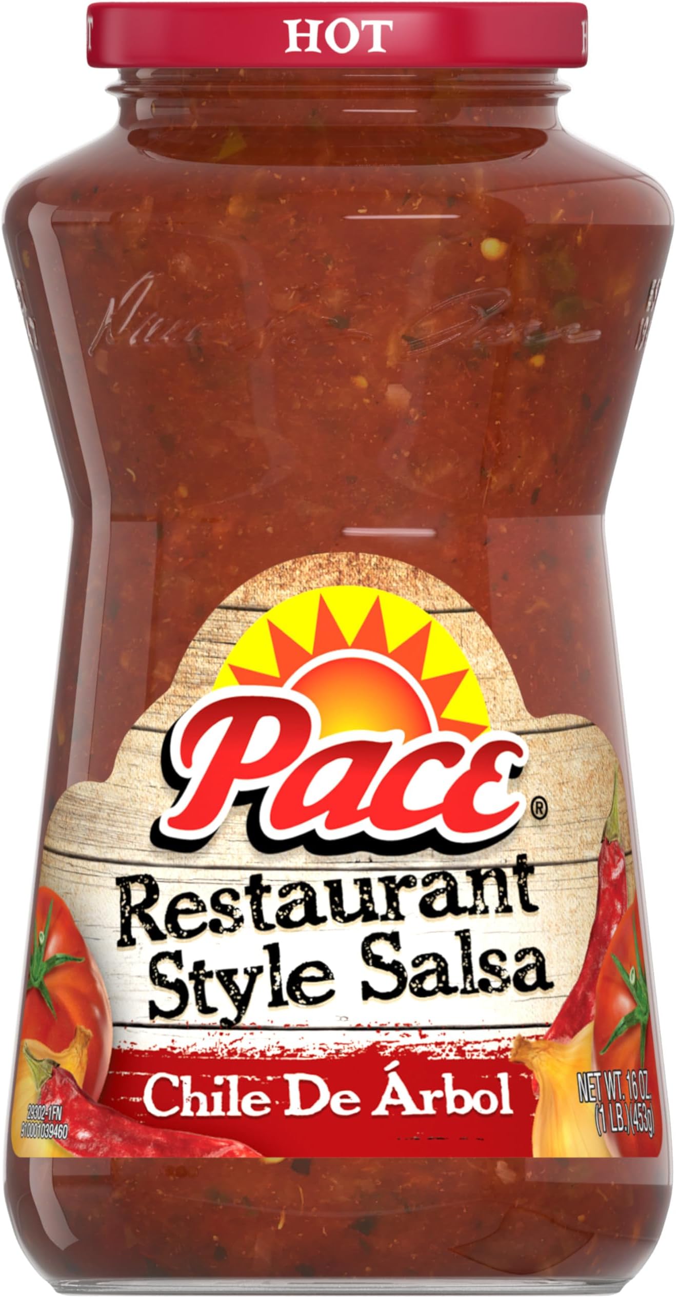 Pace Chile de Arbol Hot Salsa, 16 oz Jar