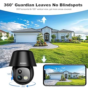 Amazon.com : Solar Security Cameras Wireless Outdoor, 2K Pan