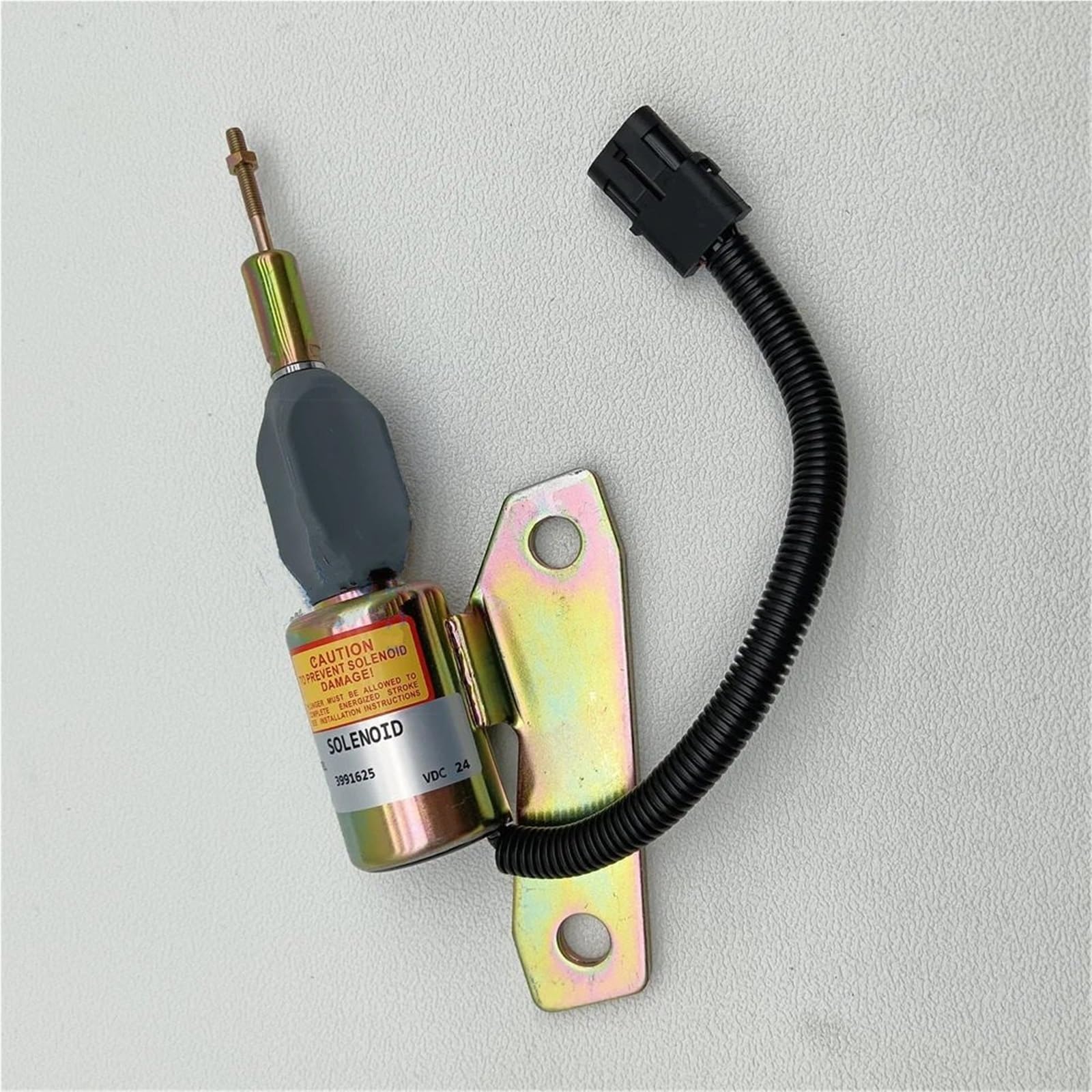 Wymiana zaworu EGR‌ 24V zawór elektromagnetyczny odcinający paliwo 5267132 3991625 pasuje do silnika 6BT 5.9L Hyundai Excavator R200-5 R210-7