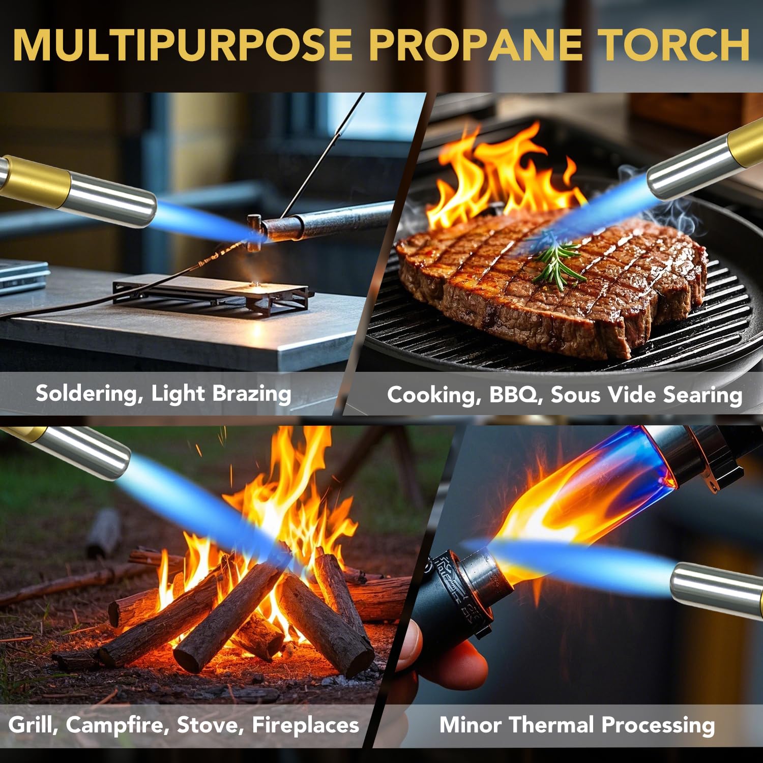 Sondiko Welding Torch Tips - Premium Propane Head -7 Sondiko Welding Torch Tips - Premium Propane Head -7