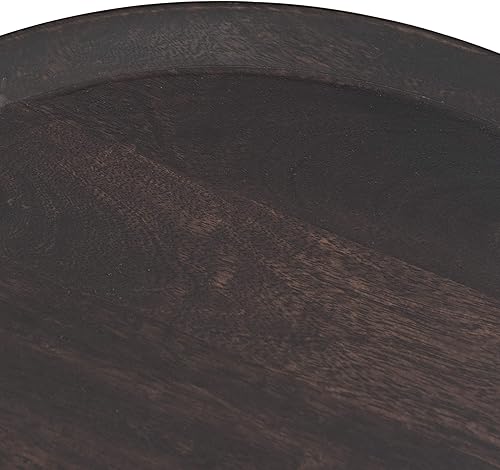 Miniatura 6 de Christopher Knight Home Antonia Mesa auxiliar de madera de mango, color marrón