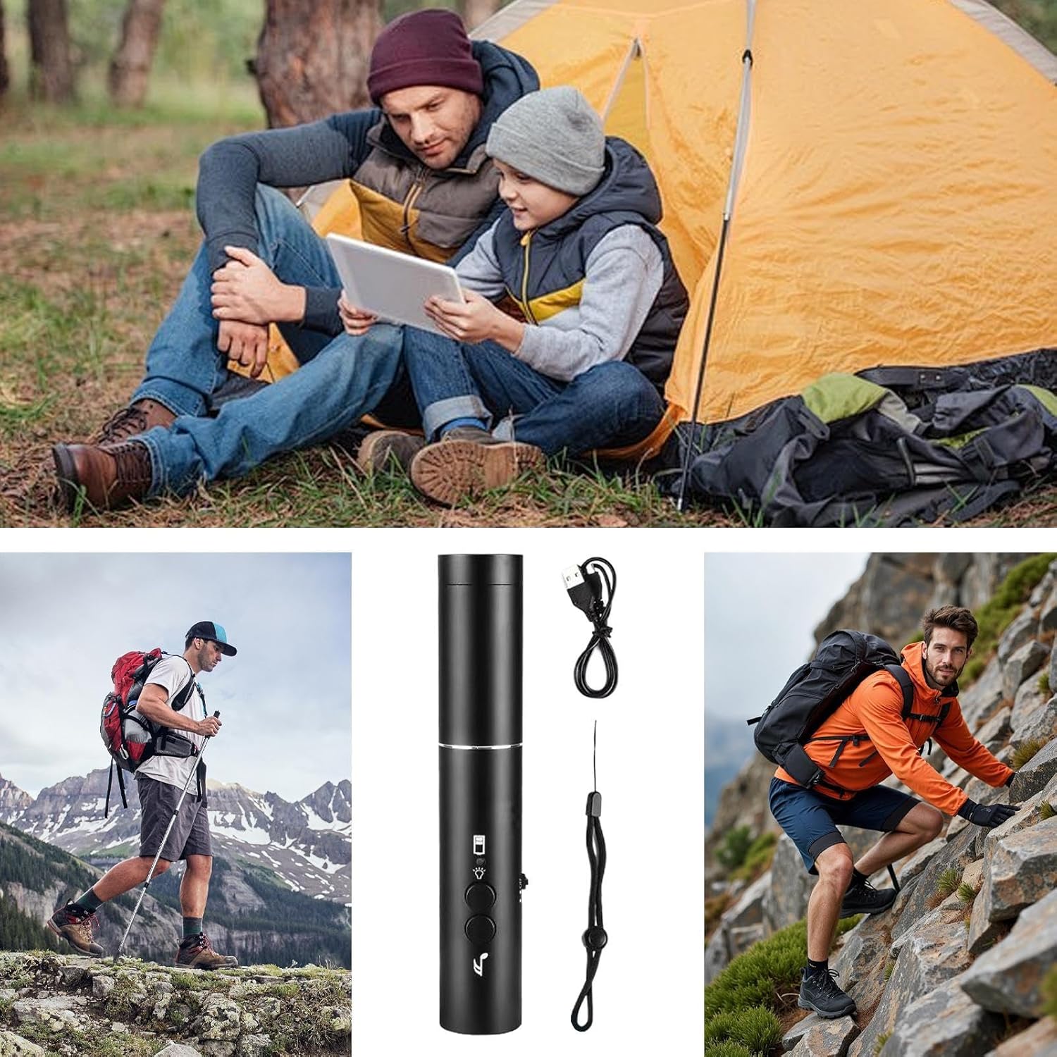 Electronic Whistle - 5.24x0.98 Inches High Volume Sport Whistle, Handheld Training Whistles | for Camping Survival Sports Soccer Training Classroom Gym Coaches Teachers Trainings Outdoor Camping