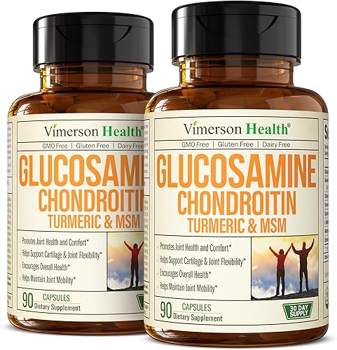 Glucosamina Condroitina MSM - Suplemento de apoyo articular para mujeres y hombres con sulfato de glucosamina 1500 mg, condroitina y MSM - para