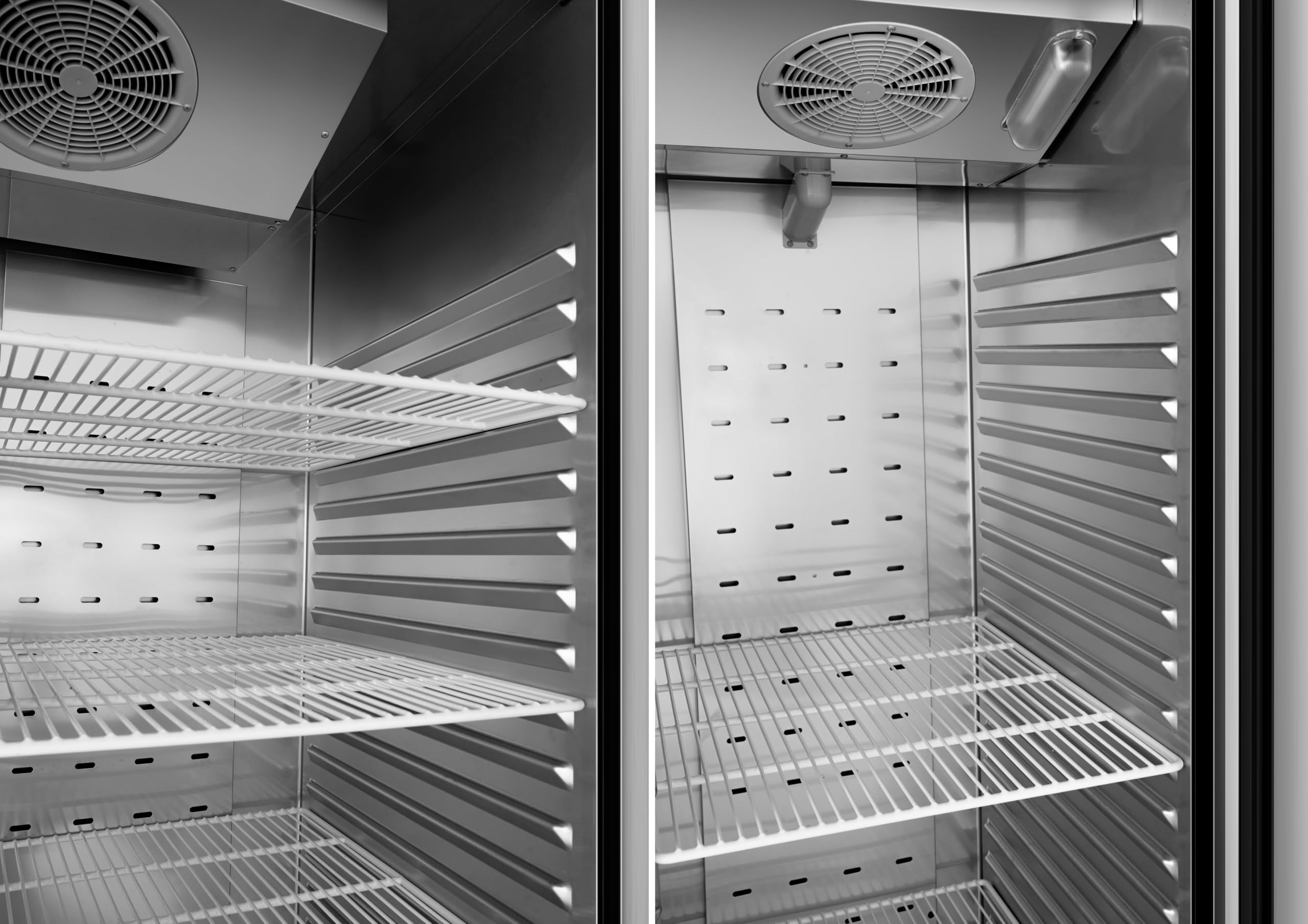 METRO Professional Réfrigérateur Professionnel GRE3700, Acier Inoxydable, 430 L, 65.4 x 80.5 x 206 cm, Froid Ventilé
