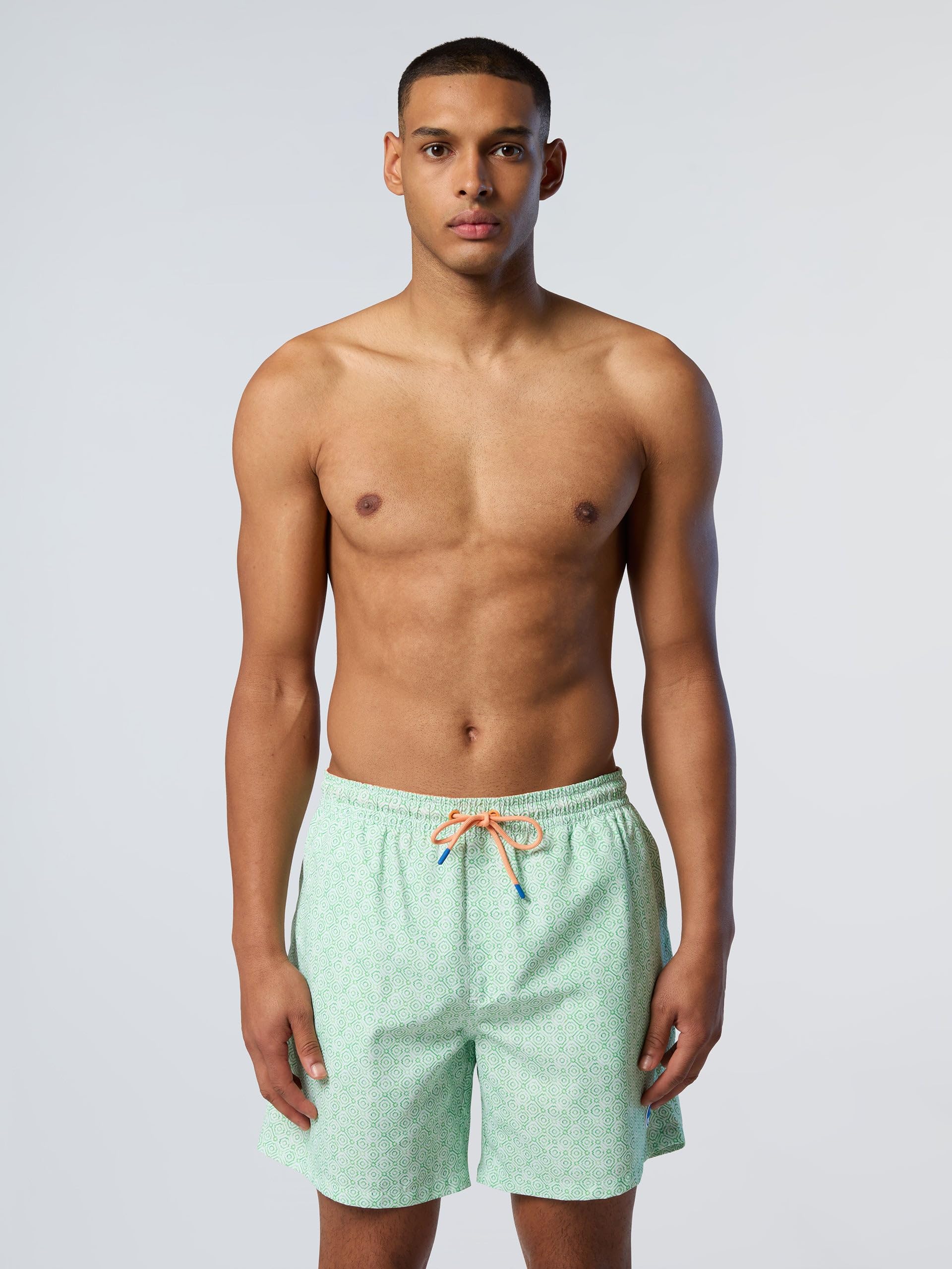 NORTH SAILS Boxer Mare Uomo in Poliestere Riciclato con Stampa Grafica Ironica