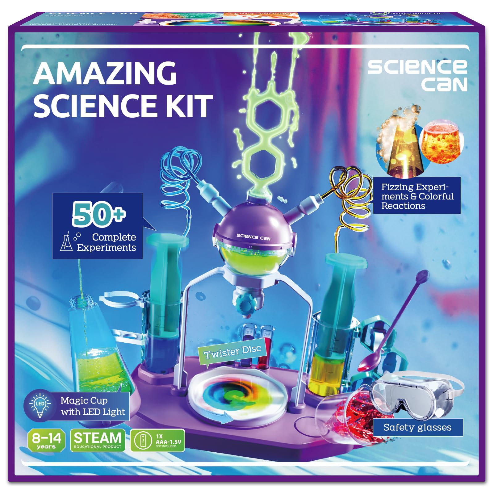 Amazon.com: Science Can Science Kit for Kids 8-12 with Unique Lab