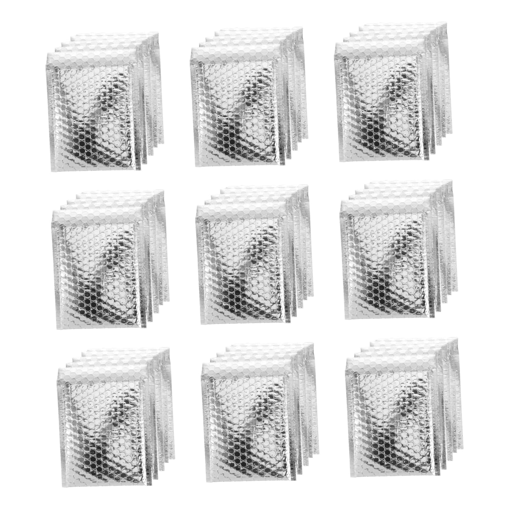 DOITOOL Enveloppes Matelassées à Bulles Auto-scellantes Paquet D'expédition Résistants Argentées pour Expédition 100 en Makrofol Adaptés aux Écoles et Bureaux