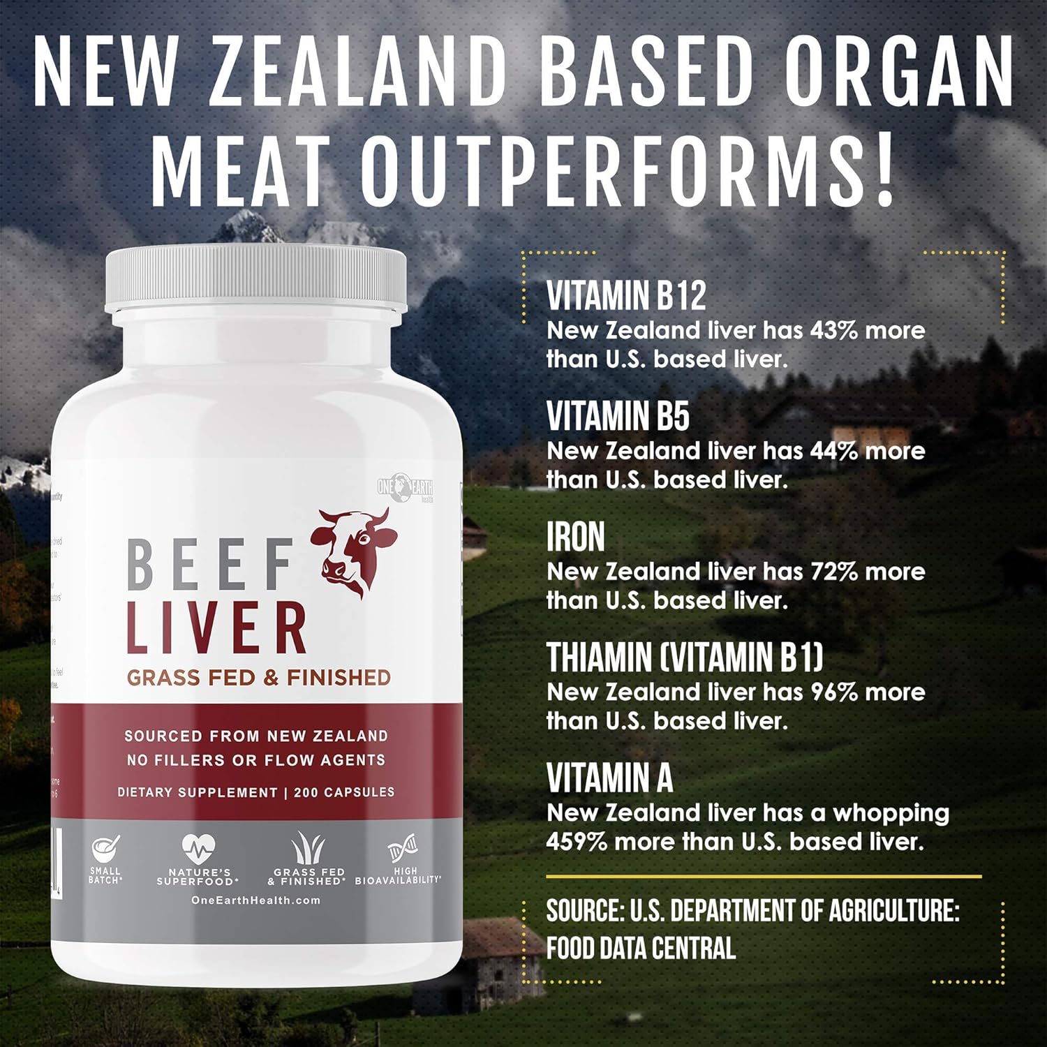 Super Combo Bundle - Beef Organs, Bone Marrow and Liver. New Zealand Grass Fed and Finished : Health & Household