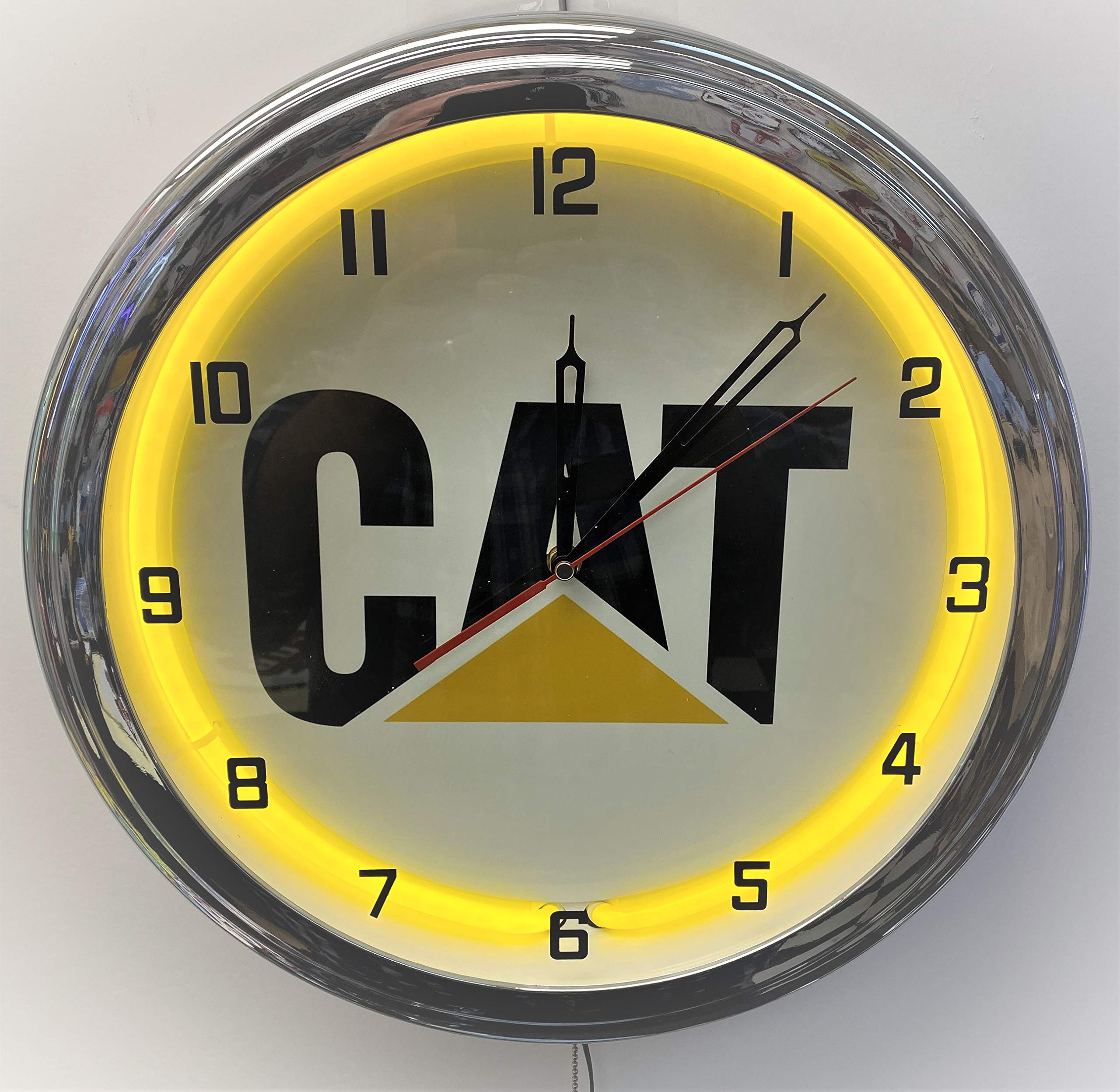 ELG Companies LLC16" Caterpillar CAT Sign Single Neon Clock