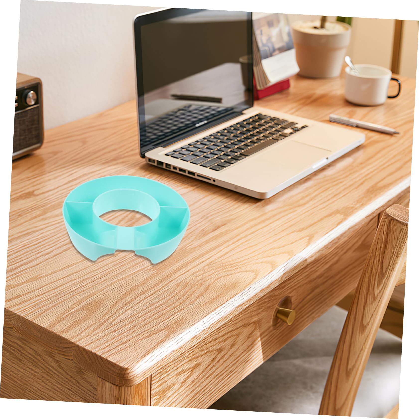 ABOOFAN Compartment Snack Bowl Reusable Snack Ring for Tumbler for Outdoor Activities Camping Picnics and Travel