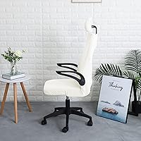 Vista 7 de FORCHEER Juego de fundas ergonómicas para sillas de oficina con funda para reposacabezas, repelente al agua, para silla ejecutiva de oficina