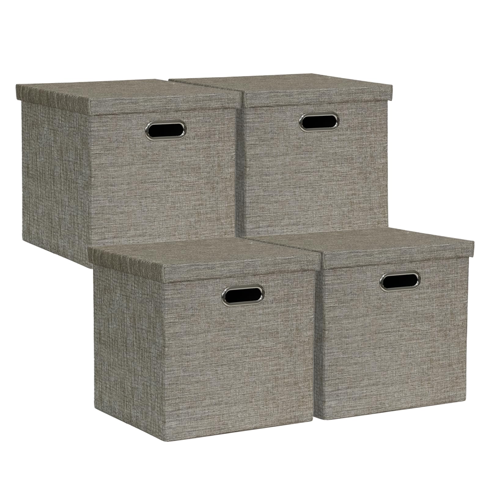 Amazon.com - Posprica Storage Bins with Lids,13×13×13