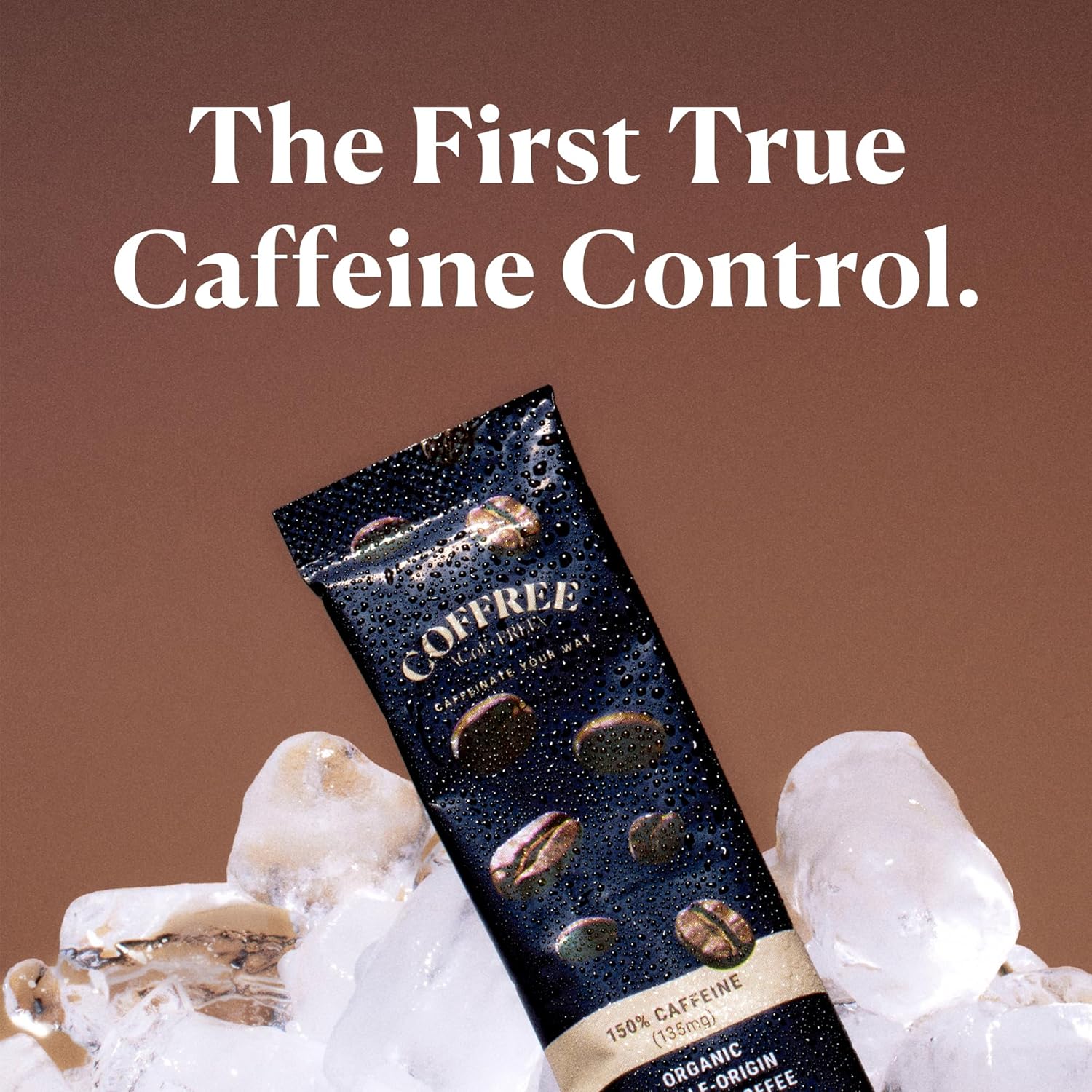 COFFREE Organic Instant Coffee Packets Variety Pack - Convenient Single Serve Coffee Sticks, Mold Free, Low Acid Arabica for On-the-Go Energy - 0–150% Caffeine Options for Hot or Cold Brew - 24 Count - Image 7