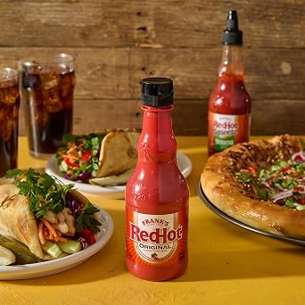 Frank's RedHot Original Hot Sauce, Plastic Bottle, 12 fl oz (Pack of 4)