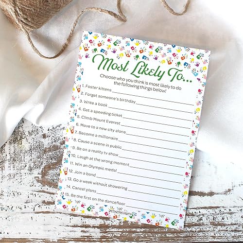 Miniatura 9 de DISTINCTIVS Family Reunion Game Pack  Trivia familiar, más probable, pelea familiar y encuentra al miembro de la familia  Paquete de 4 juegos para