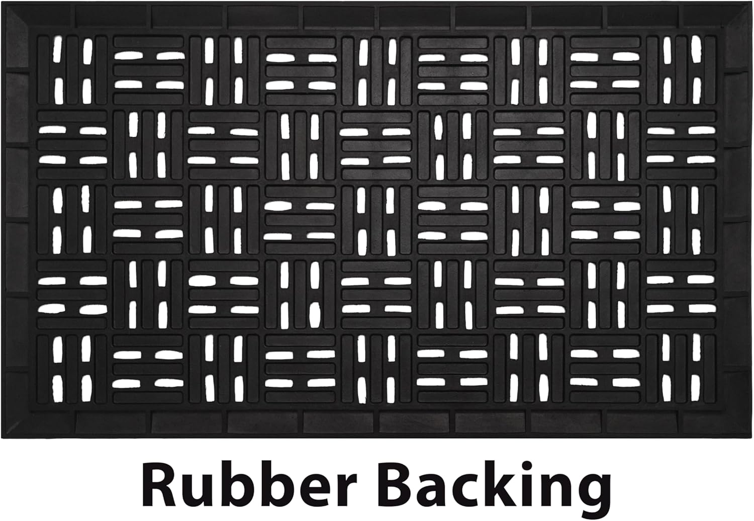 Calloway Mills Trellis Chess Rubber Doormat (32" X 39")