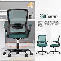 Vista 4 de Mimoglad Silla de Oficina, Silla de Escritorio Ergonómica con Soporte Lumbar Ajustable, Silla de Computadora de Malla de Respaldo Alto