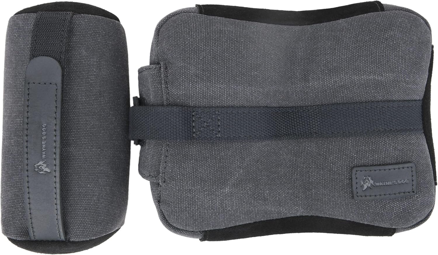 WAYNE'S DOG Canvas Shooting Rest Bags, Unfilled Rest Front & Rear Support Sandbag Stand Holders