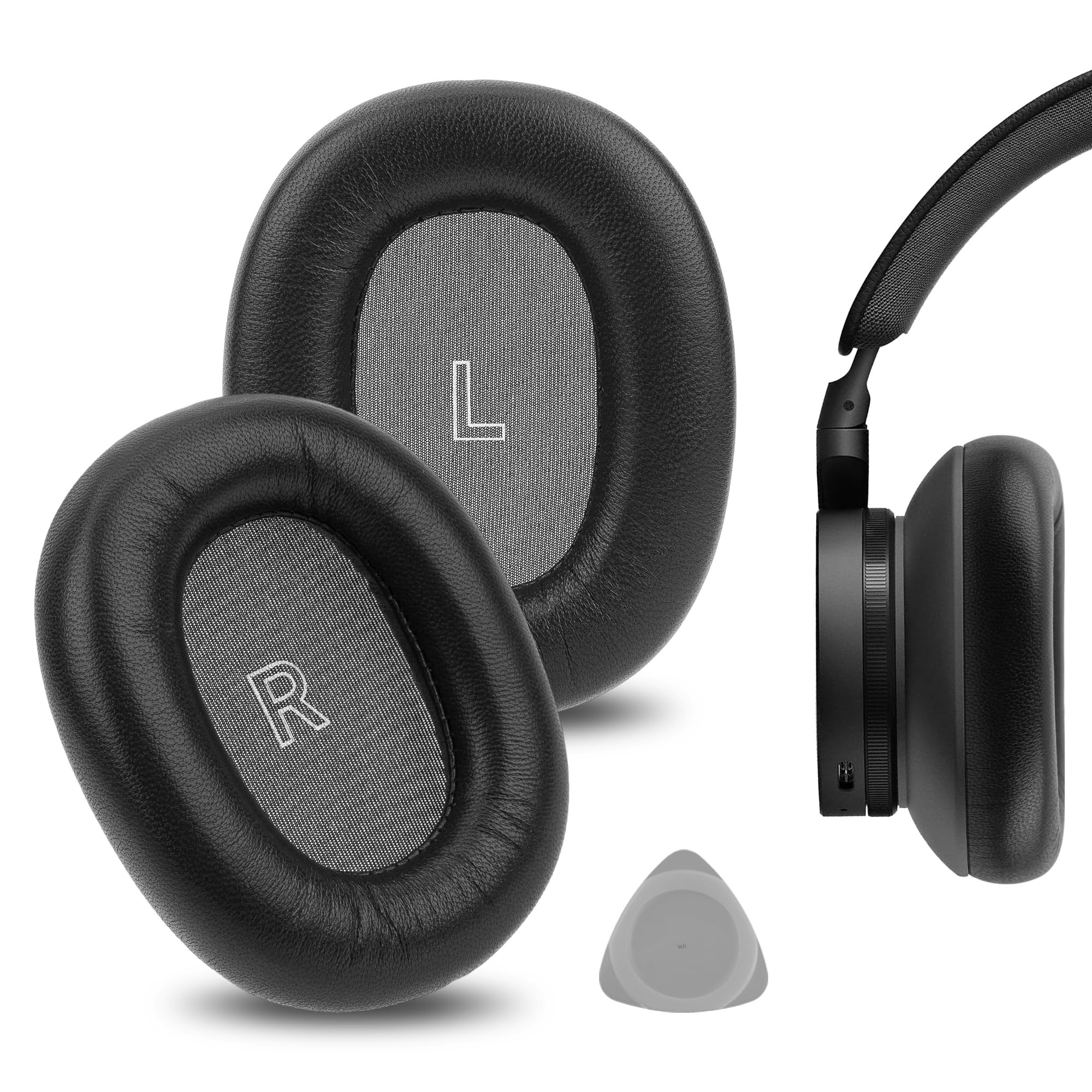 Geekria Elite Ersatz-Ohrpolster aus Schaffell für Bang & Olufsen Beoplay H95 Kopfhörer, Ohrpolster, Reparaturteile, Schwarz