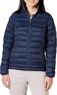 Women's Lightweight Long-Sleeve Water-Resistant Packable Puffer Jacket (...