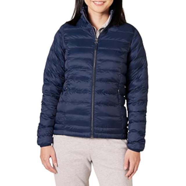Amazon Essentials womens Lightweight Long-Sleeve Water-Resistant Packable Puffer Jacket (Available in Plus Size)