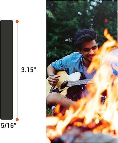 Miniatura 3 de West Lake Paquete táctico de ocho (8) varillas de ferrocerio de 5/16 pulgadas (ferro) kit de herramientas de magnesio para principiantes de fuego,