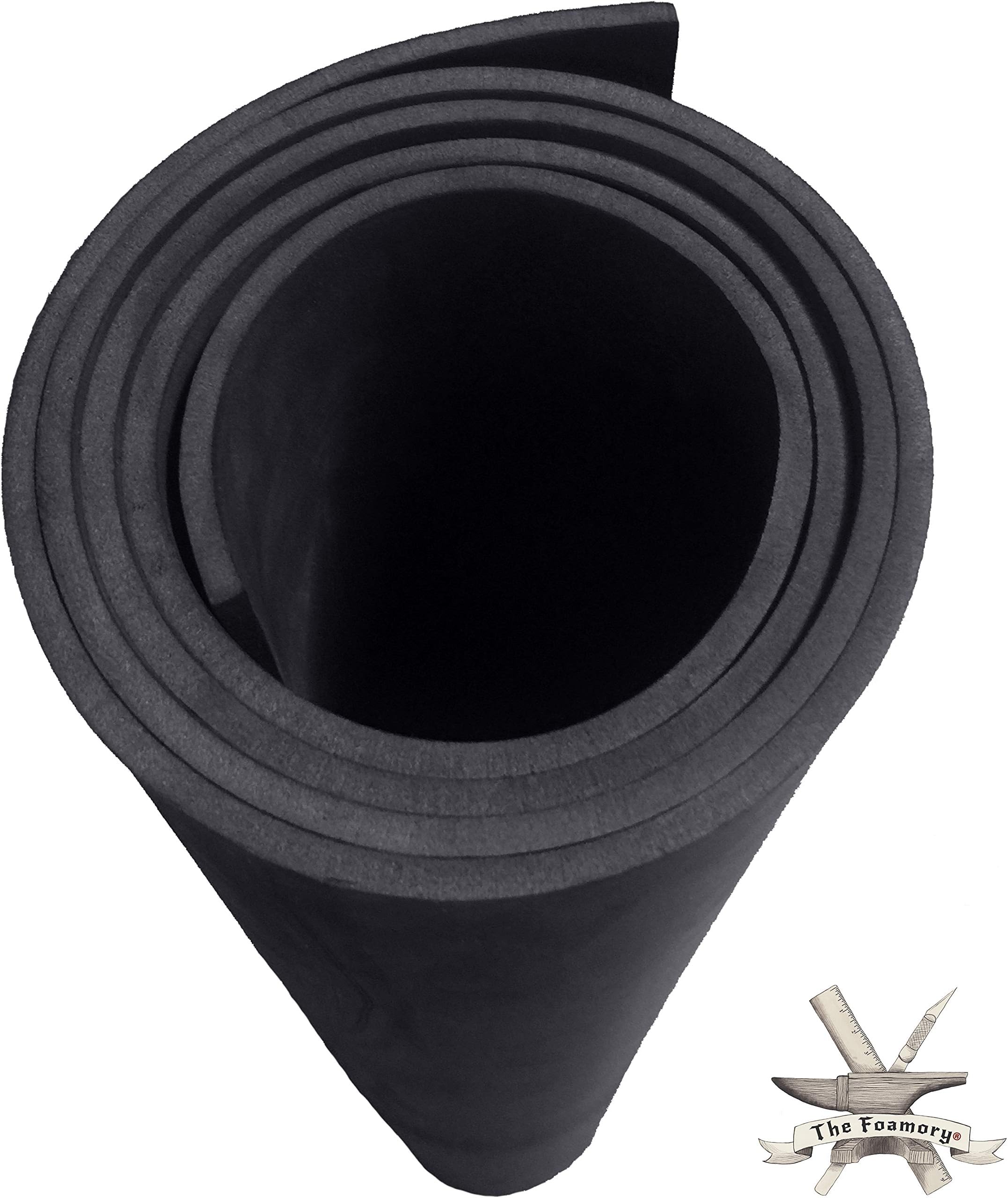 The Foamory EVA Foam Cosplay - 6mm Thick (1mm to 10mm) - Extra Large Foam Sheets - Black or White - 35 x 59 Sheet - Ultra High Density 85 kg/m3 - by