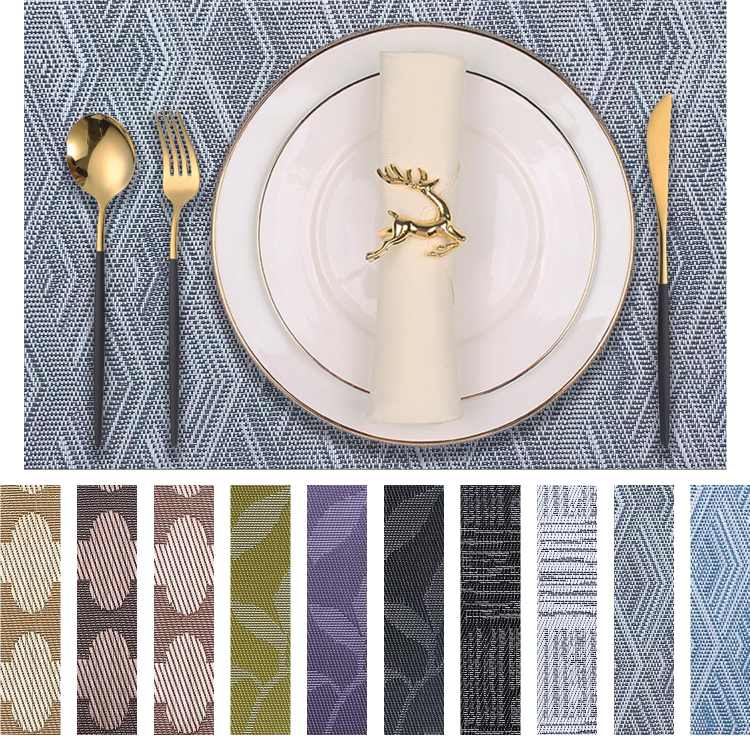 Sets de table résistants à la chaleur et lavables pour votre cuisine